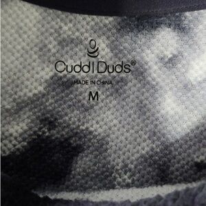 Cuddl Duds Men’s Black Thermal Underwear Top - M